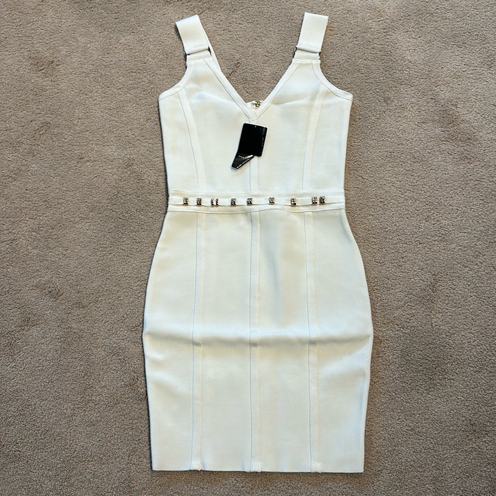 Bebe Carly mini bandage dress